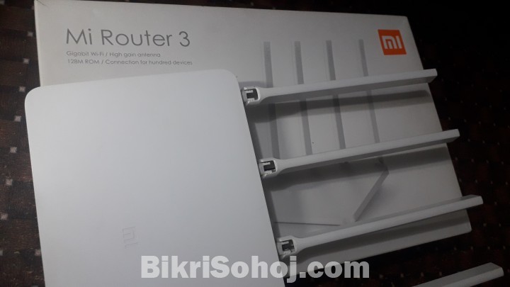 (4 Antenna) Xiaomi Mi Router 3 Dual Band Gigabit 1000 mbps